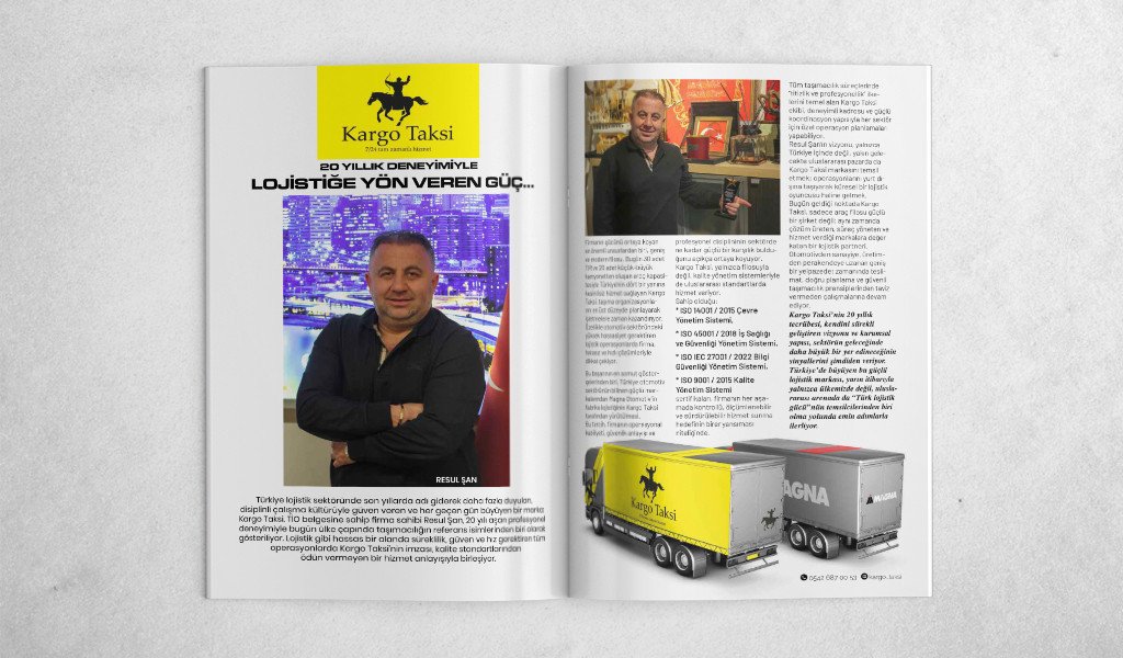 KARGO TAKSİ - 20 YILLIK DENEYİMİYLE LOJİSTİĞE YÖN VEREN GÜÇ…